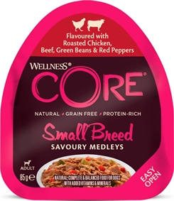 CORE Savoury Medleys Small breed, kylling og oksekød 85g - hundemad
